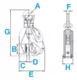 Product technical drawing