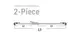 Product technical drawing