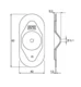 Product technical drawing