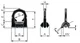 Product technical drawing