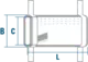 Product technical drawing